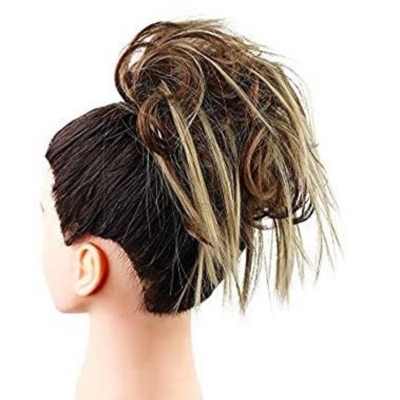 Messy Bun Hair Tousled Updo Hair